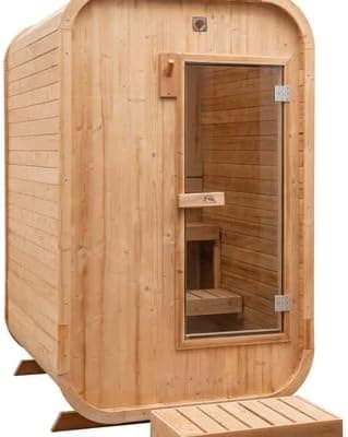 2-10 Person Canadian Cedar Outdoor Cube Sauna thumbnail 6