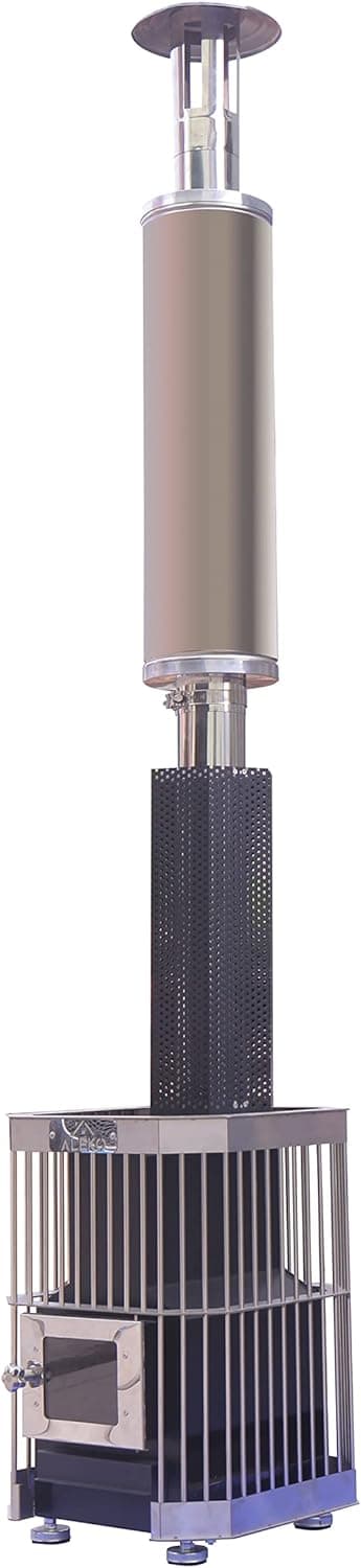 ALEKO Wood Burning Sauna Heater with Chimney Kit