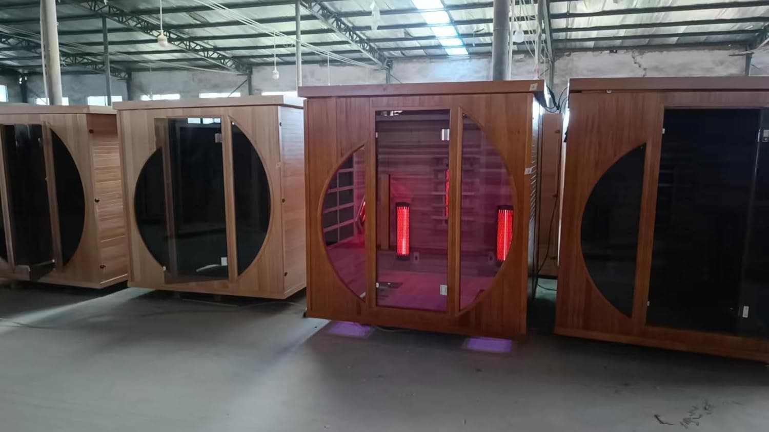 ZONEMEL 2-Person Red Cedar Full Spectrum Infrared Sauna thumbnail 4