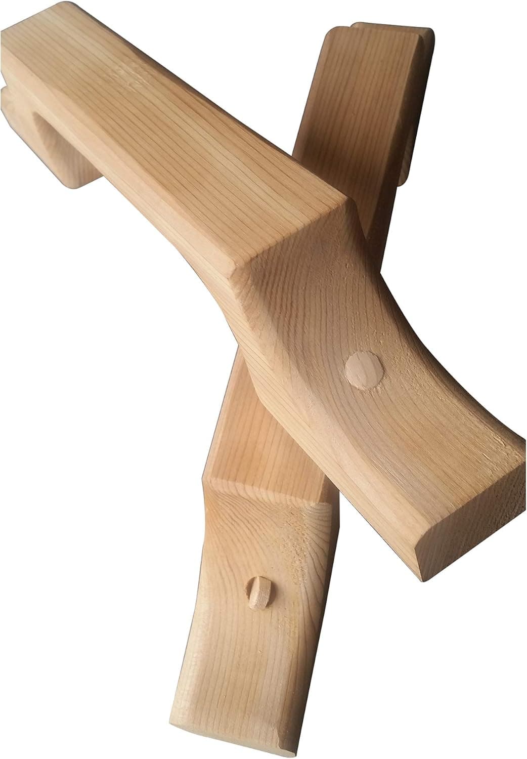 Cedar Sauna Door Handle with Cedar Buttons thumbnail 4