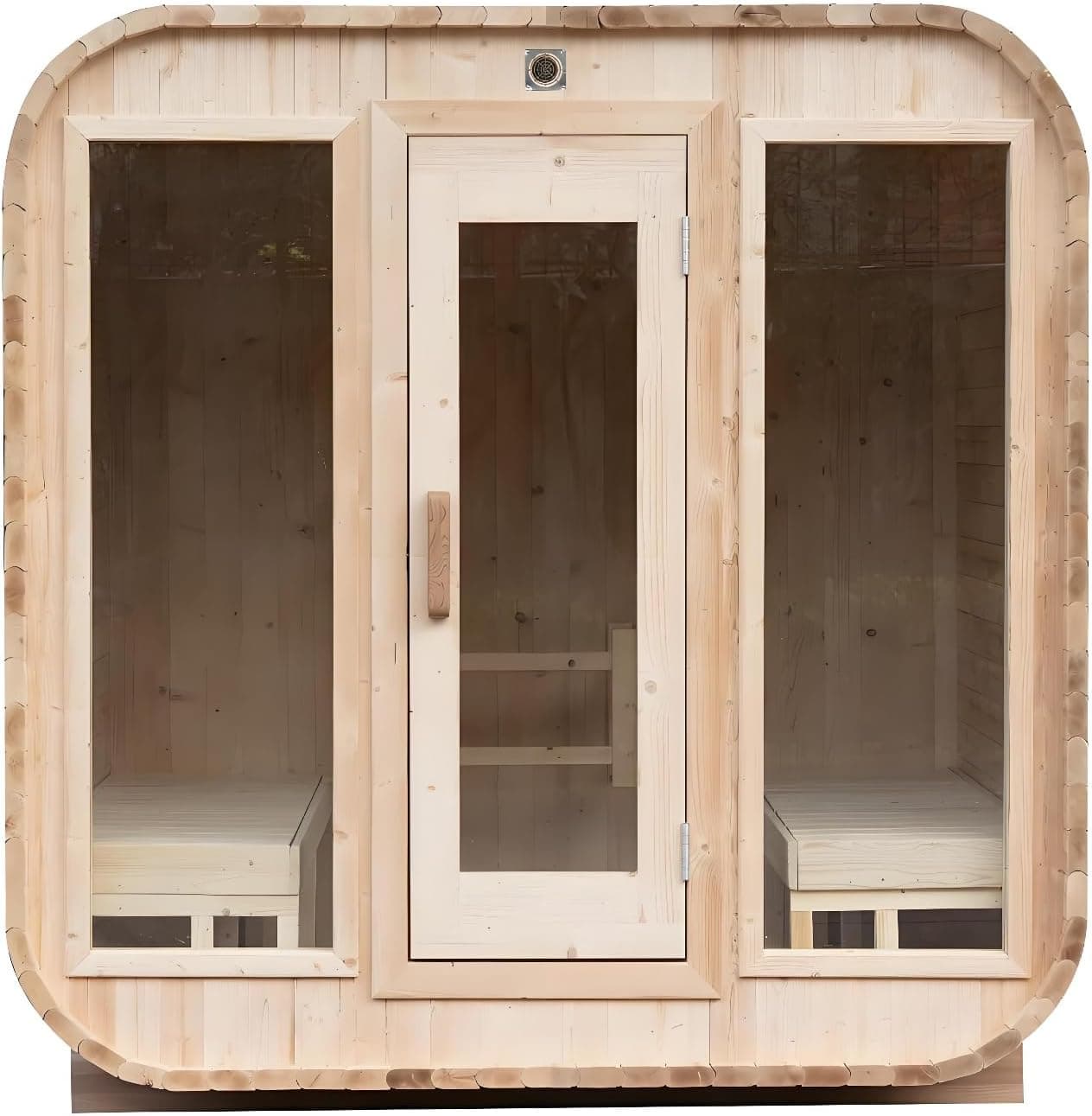 Cedar Outdoor Barrel Sauna Home Spa Kit thumbnail 3