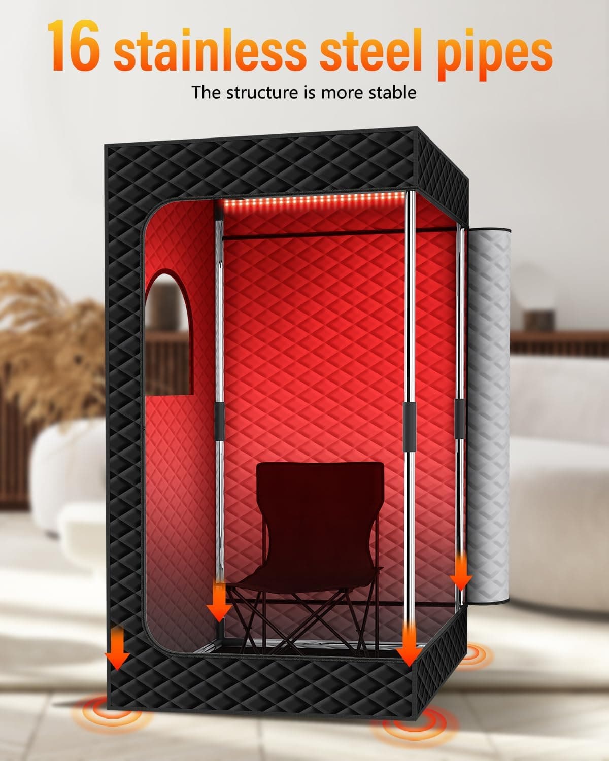 KASUE Portable Infrared Steam Sauna Tent for Home thumbnail 5