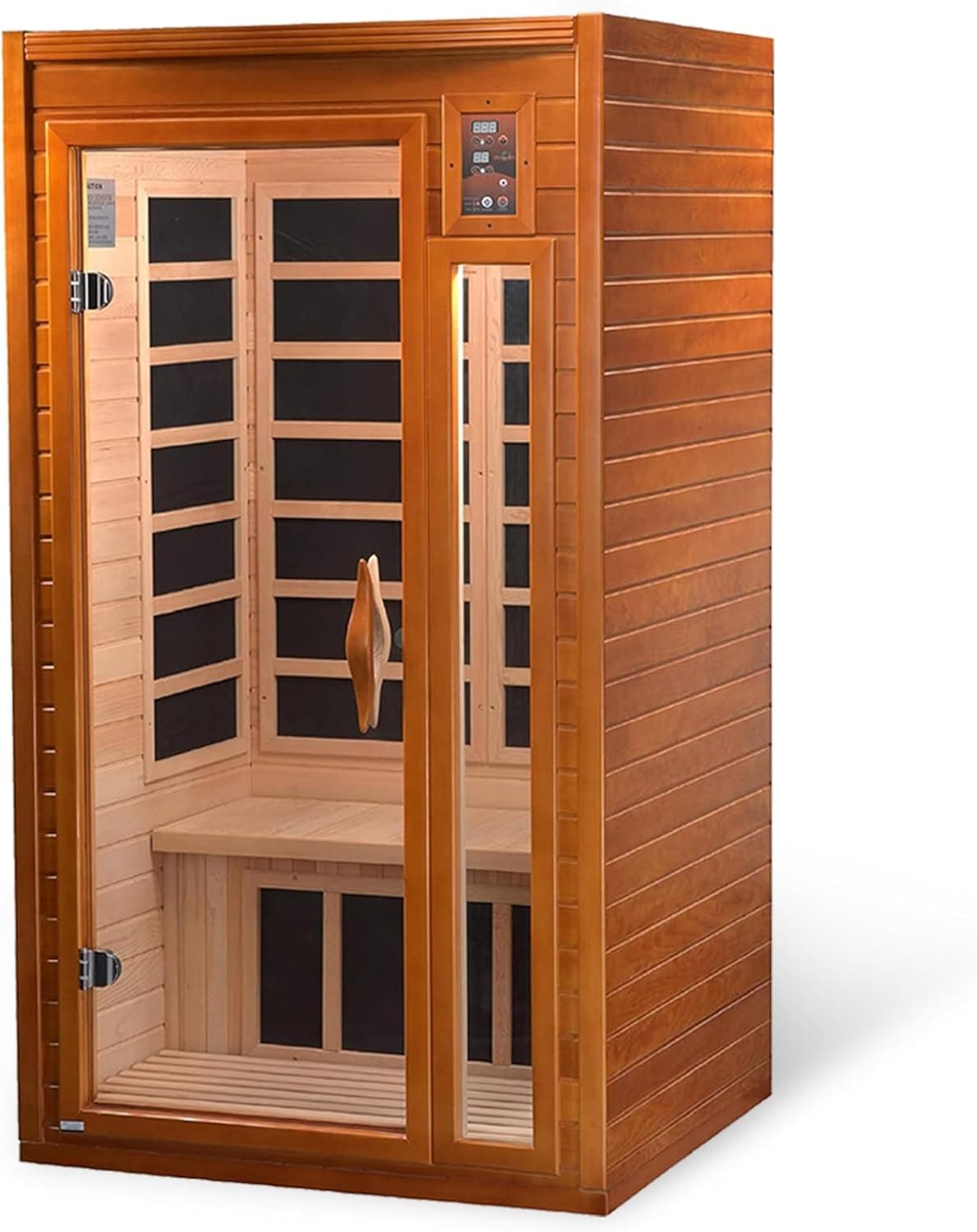 Dynamic Saunas Barcelona 1-2 Person Hemlock Infrared Sauna - Image 1