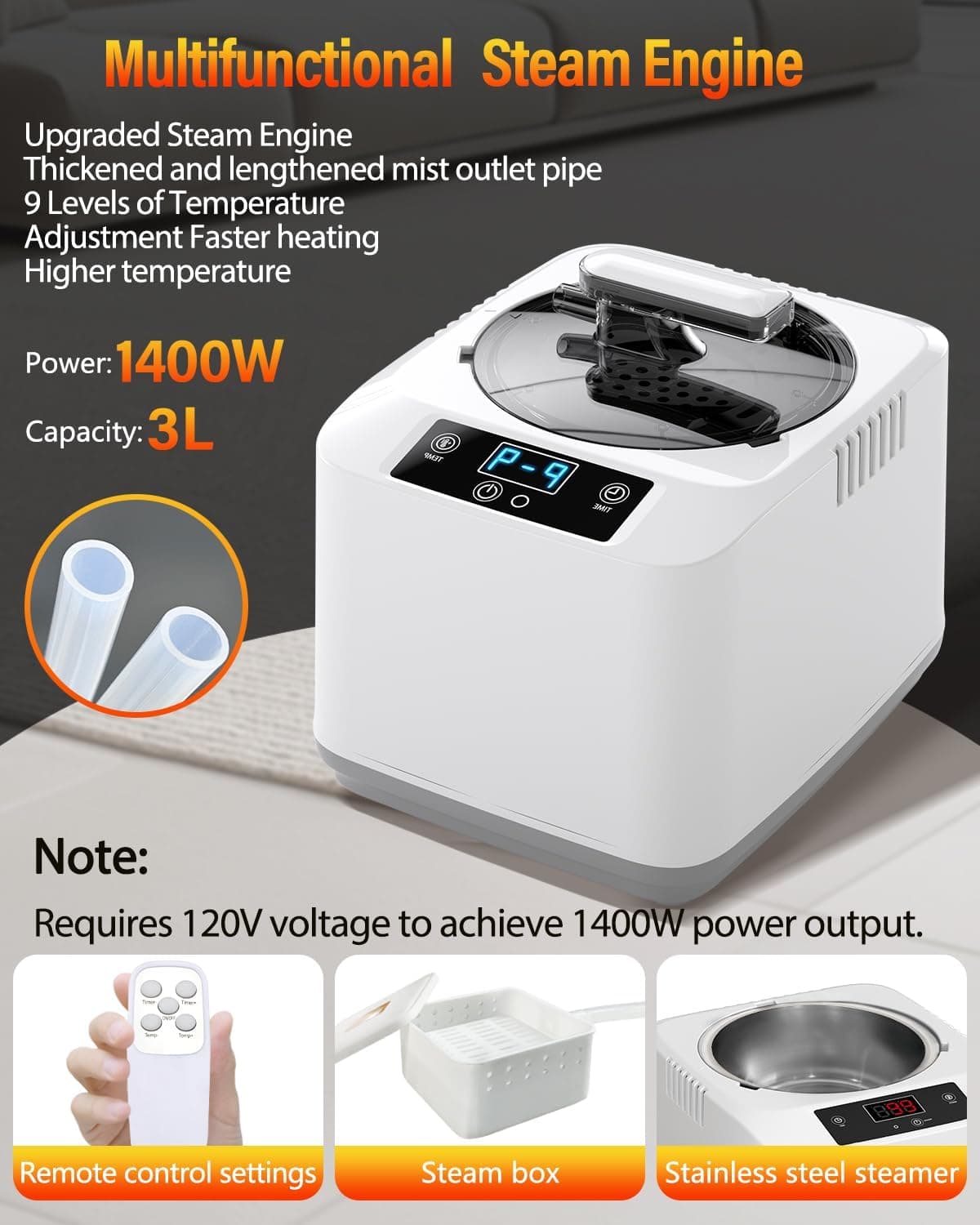 KASUE Portable Infrared Steam Sauna Tent for Home thumbnail 3