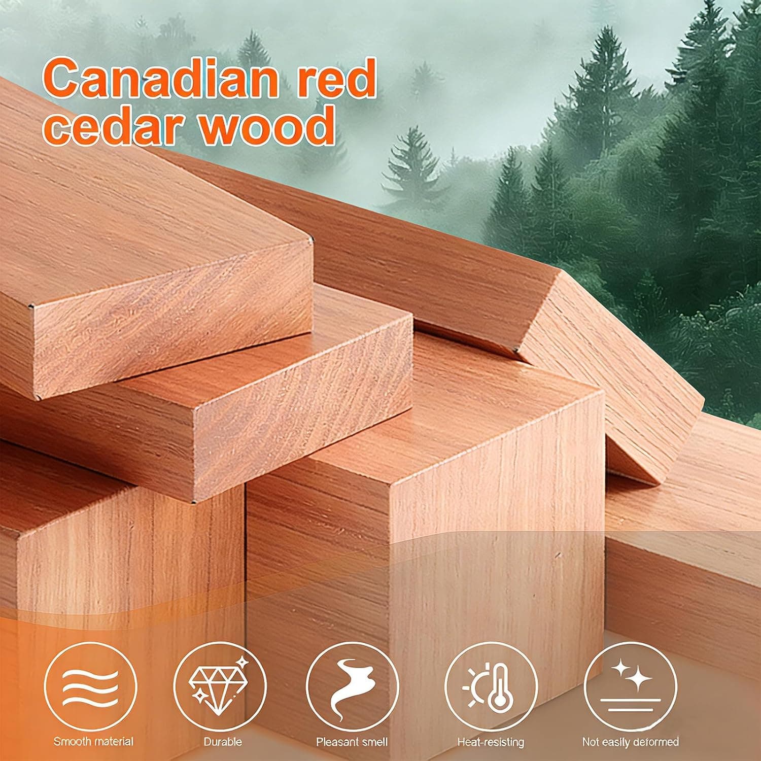 Canadian Red Cedar 4-6 Person Outdoor Cube Sauna thumbnail 6