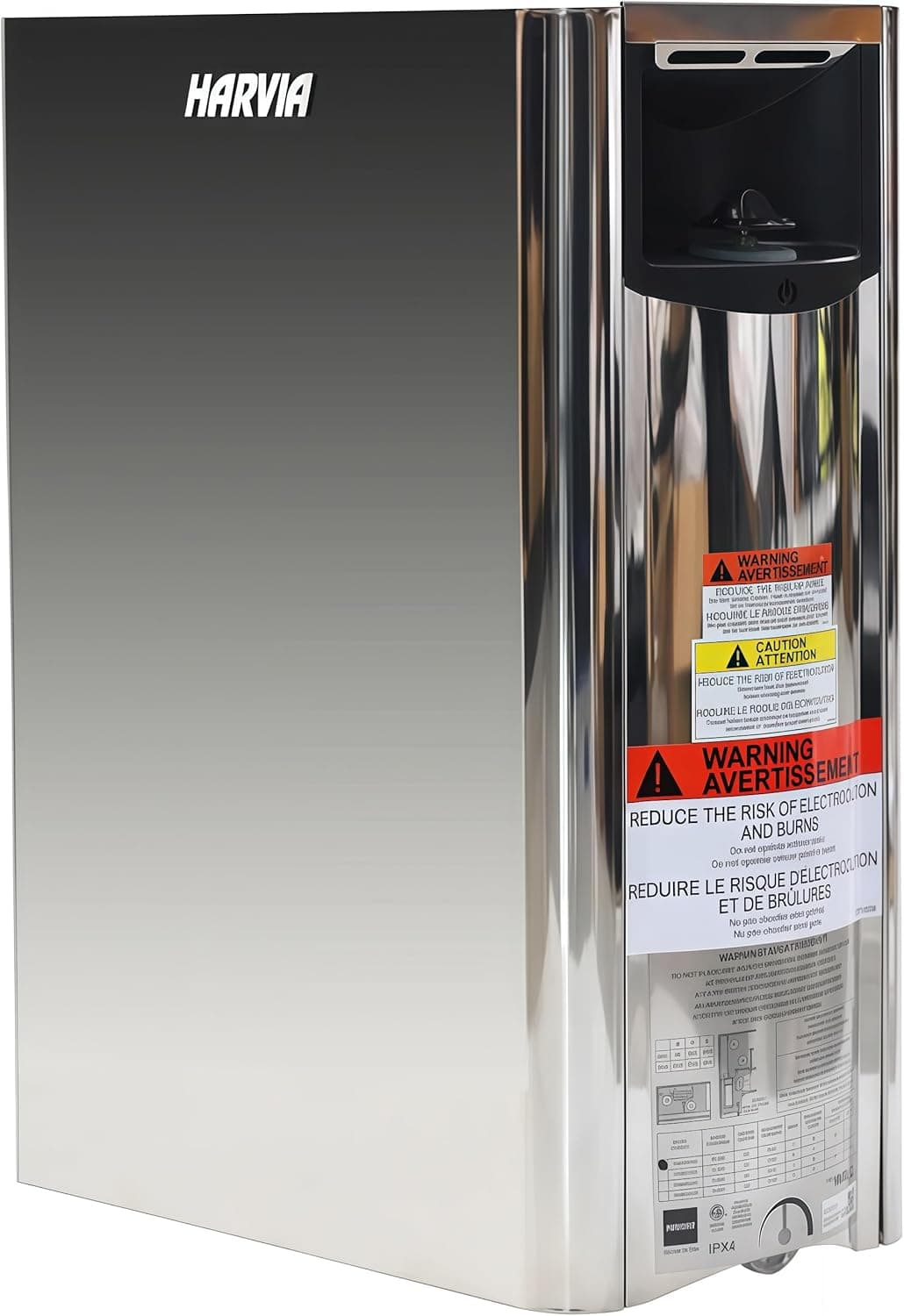 Cedar Square 6-Person Outdoor Sauna with Harvia Heater thumbnail 3