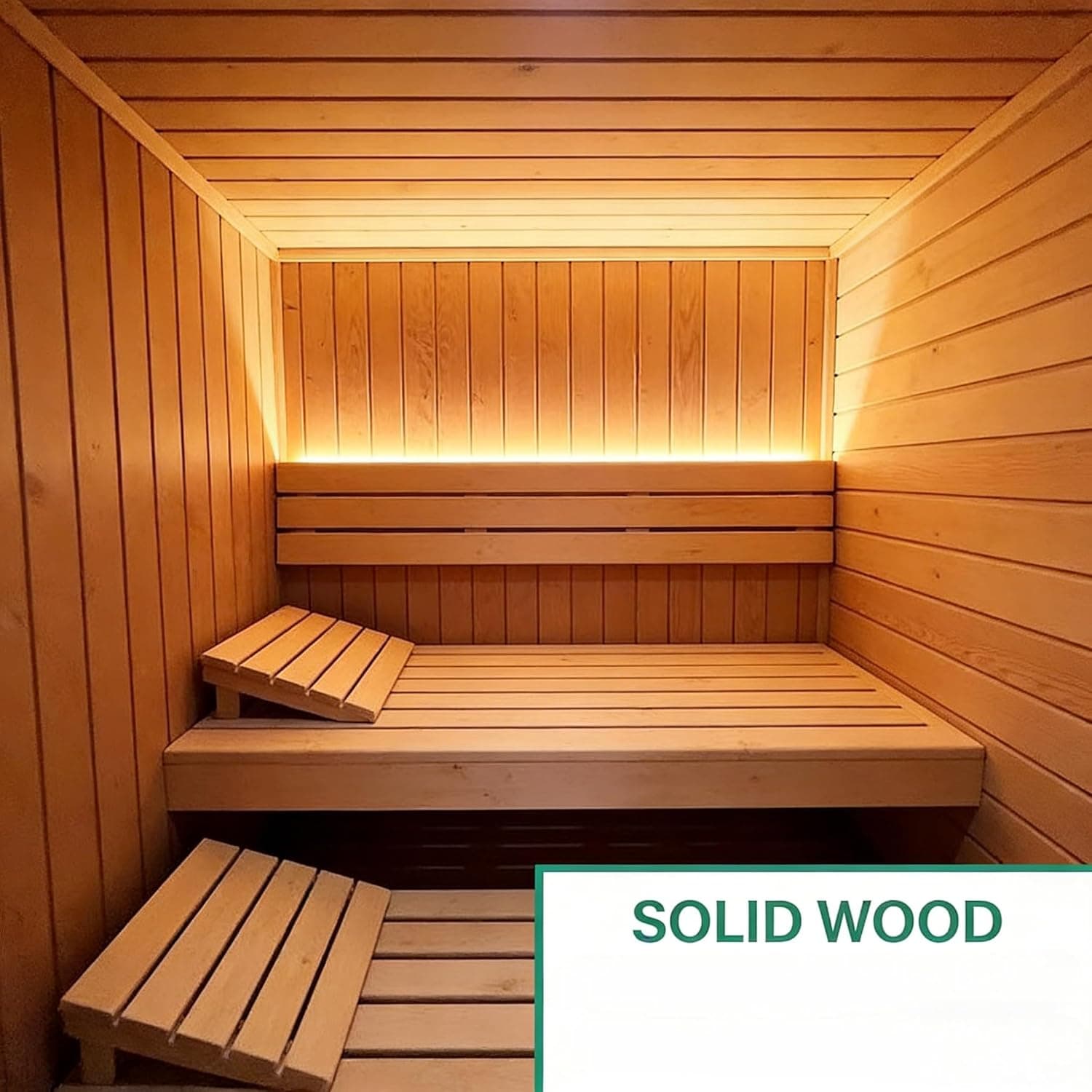 4-Person Cedar Wood Burning Barrel Sauna thumbnail 4