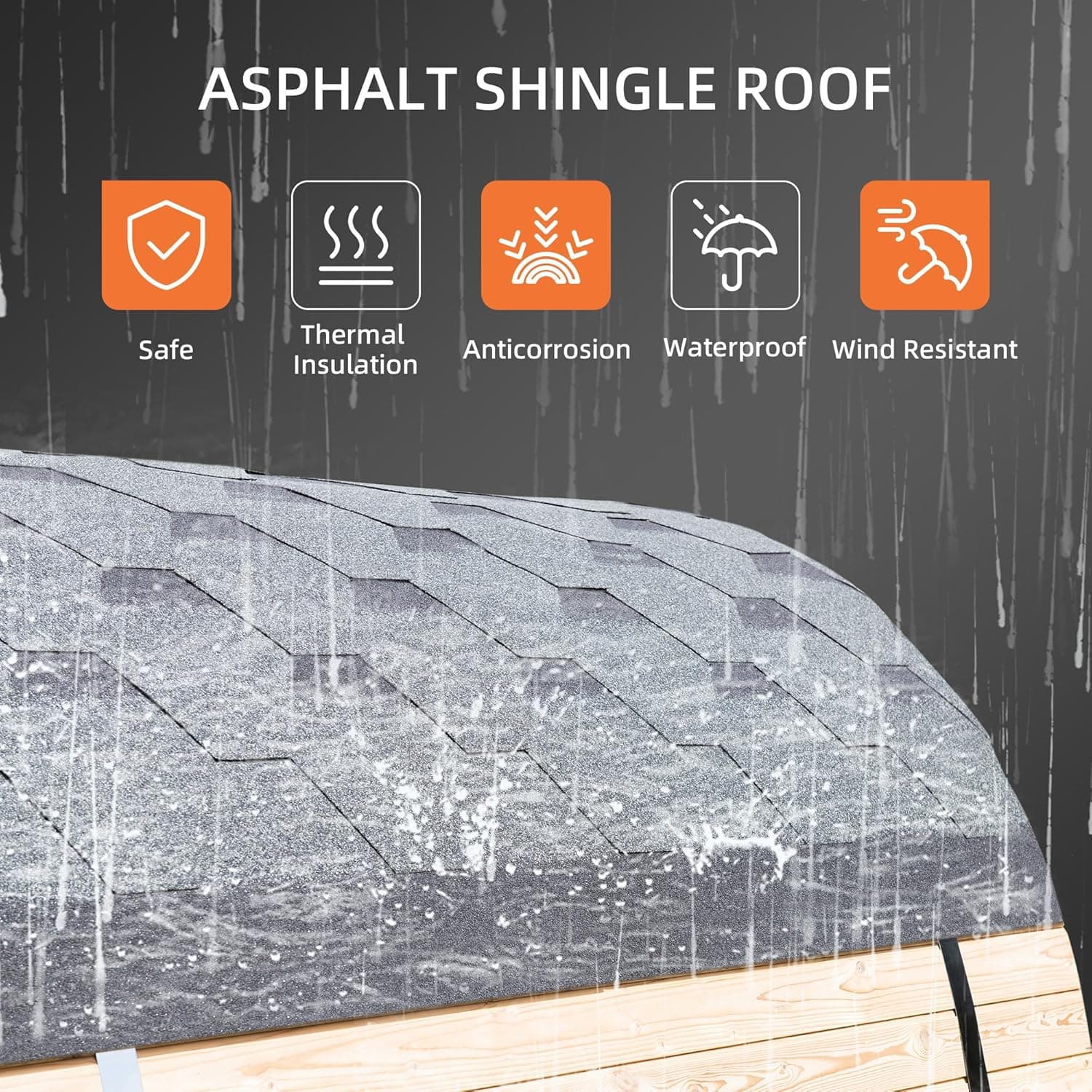 Woodbridge 2-Person Thermo Pine Barrel Sauna thumbnail 5
